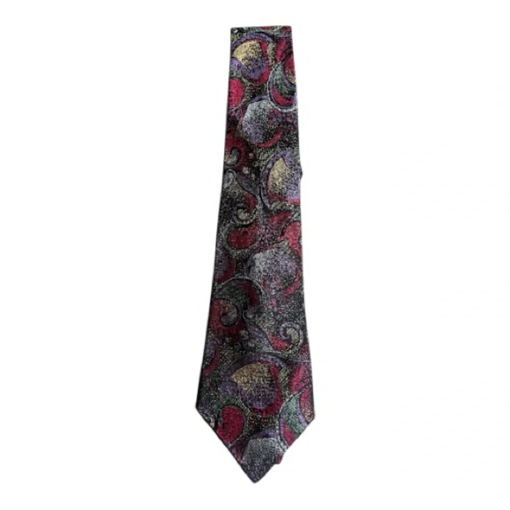 MISSONI men's silk neck tie made in Italy